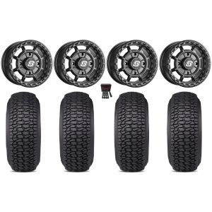 Sedona Rift 15x6 Wheels Black 30