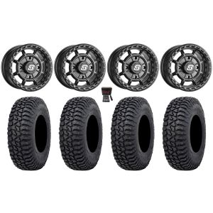 Sedona Rift 15x6 Wheels Black 32