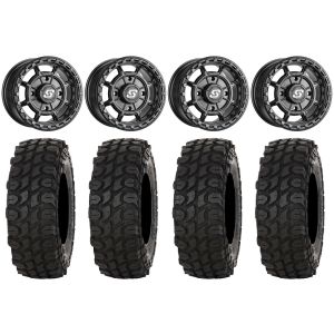 Sedona Rift 15x6 Wheels Black 32
