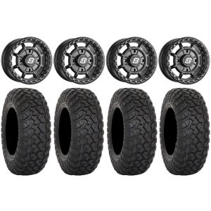 Sedona Rift 15x6 Wheels Black 33