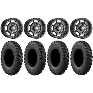 Sedona Rift 15x7 Wheels Black 28