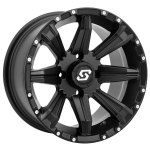 Sedona Sparx 14x7 ATV/UTV Wheel - Satin Black 4/137 +10mm