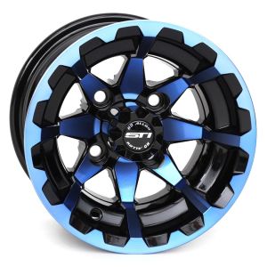 STI HD6 Radiant Blue/Black Golf Wheel 10x7 (4/4) (3+4) [10HD604-BLU]