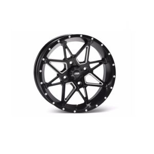 ITP Tornado Milled/Black ATV Wheel Front/Rear 15x7 4/156 (4+3) [15TN13]