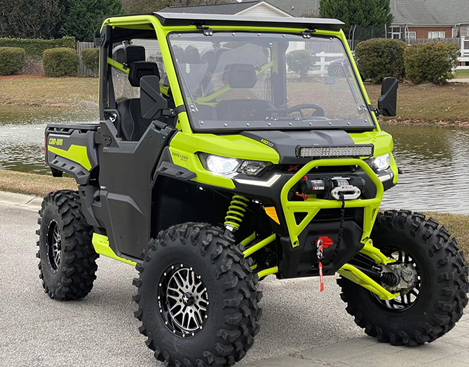 XTR370 tires on a Can-Am Defender